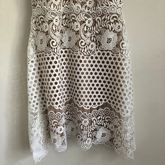 NWT Catherine Deane White Carry Lace Dress 4 - Picture 6 of 13